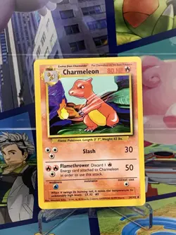 Charmeleon 24/102 Vintage Pokemon 1999 Base Set Unlimited Uncommon NM - Image 1