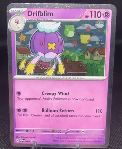 Pokemon TCG Drifblim #006 Mega Evolutions Black Star Promo - Image 1