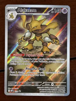 Pokemon Mega Evolutions Alakazam 009 Promo ETB Illustration Rare - Image 1