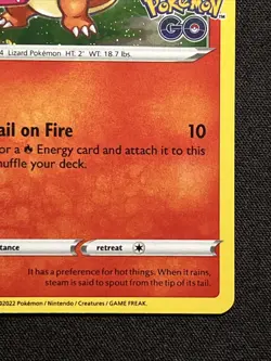 Charmander Cosmos holo Promo Pokemon Go Pokemon SWSH232 Sword & Shield Holo NM - Image 3