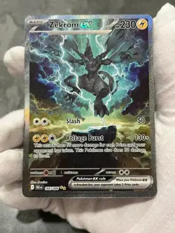 Pokemon TCG Zekrom ex 166/086 Black Bolt Special Illustration Rare Holo NM - Image 3