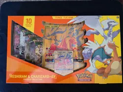 Pokemon Reshiram Charizard GX Tag Team Premium Collection Box Factory Sealed box - Image 1