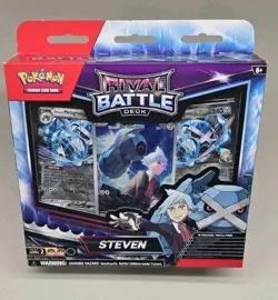 Pokemon Rival Battle Deck Steven's Beldum Illustration Metagross Ex - Image 1