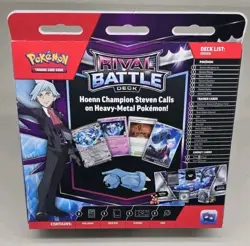 Pokemon Rival Battle Deck Steven's Beldum Illustration Metagross Ex - Image 2