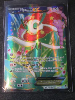 FLORGES EX 2014 Pokemon XY Phantom Forces #116 Ultra Rare FULL ART EX - Image 1
