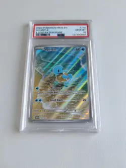 2023 POKEMON MEW EN-151 ILLUSTRATION RARE #170 SQUIRTLE PSA 10 - Image 1