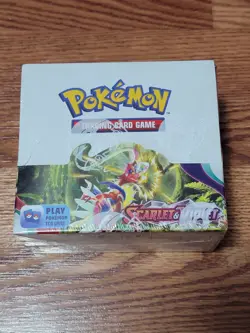 Pokemon TCG Scarlet And Violet Base Set Booster Box New Factory Sealed 36 Packs - Image 1