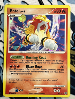 Entei lv43 4/132 Cracked Ice Holo - Secret Wonders - Pokemon TCG - Image 1