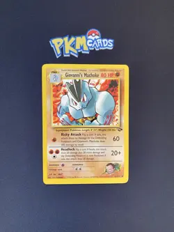 Pokemon TCG Giovanni's Machoke Gym Challenge 42/132 Regular LP. - Image 1