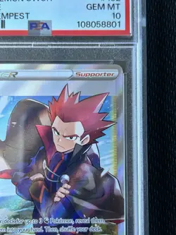 PSA 10 Lance 192 Full Art Trainer SWSH Silver Tempest Pokemon 2022 Graded - Image 4