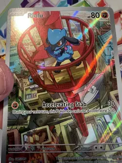 Riolu MEP 010 ETB Black Star Promo - Pokemon TCG Mega Evolution - NM - Image 3