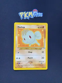 Pokemon TCG Machop Neo Destiny 73/105 Regular LP. - Image 1