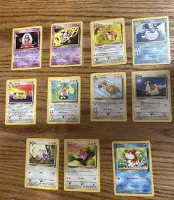 Pokemon Vintage Base Set With Common / Uncommon / Rare Collection NM-MP - Image 3