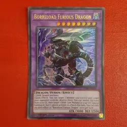 Yugioh Borreload Furious Dragon SDRR-EN042 1st Edition - Image 1