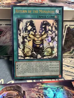 YuGiOh! Return of the Monarchs - Ultra Rare Holo (MP14-EN173) 1st Ed LP Mega Tin - Image 2