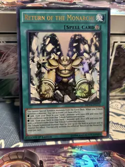 YuGiOh! Return of the Monarchs - Ultra Rare Holo (MP14-EN173) 1st Ed LP Mega Tin - Image 3