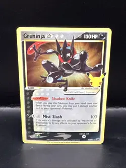 Pokemon Card Celebrations Holographic Promo Greninja SWSH144 B - Image 1