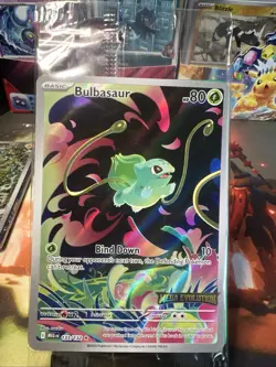 Pokemon TCG Mega evolutions Stamped Promo card - Bulbasaur 133/132 - NM - Sealed - Image 1