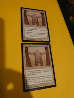 Marble Titan x2 Rare Tempest. Old Vintage. Magic the Gathering Card. - Image 1