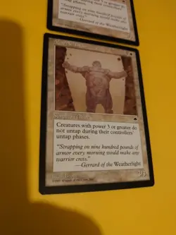 Marble Titan x2 Rare Tempest. Old Vintage. Magic the Gathering Card. - Image 2