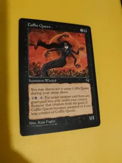Coffin Queen. rare summon wizard Tempest. Old Vintage. Magic the Gathering Card. - Image 3