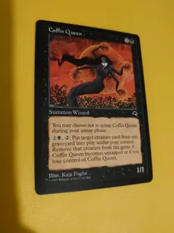 Coffin Queen. rare summon wizard Tempest. Old Vintage. Magic the Gathering Card. - Image 4