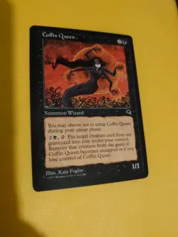 Coffin Queen. rare summon wizard Tempest. Old Vintage. Magic the Gathering Card. - Image 5