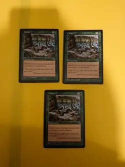 Choke x3 Enchantment Tempest. Old Vintage. Magic the Gathering 3 Card - Image 1