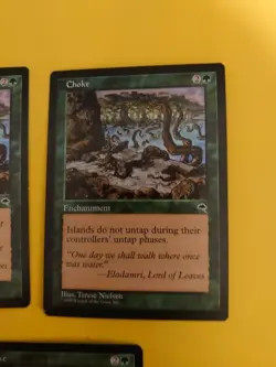 Choke x3 Enchantment Tempest. Old Vintage. Magic the Gathering 3 Card - Image 2