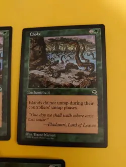 Choke x3 Enchantment Tempest. Old Vintage. Magic the Gathering 3 Card - Image 3