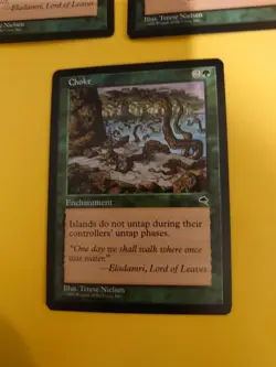 Choke x3 Enchantment Tempest. Old Vintage. Magic the Gathering 3 Card - Image 5