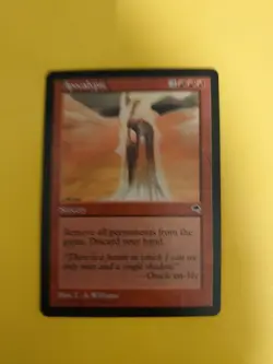 Apocalypse. Rare sorcery Tempest. Old Vintage. Magic the Gathering Card. - Image 1