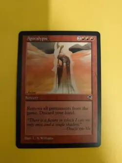 Apocalypse. Rare sorcery Tempest. Old Vintage. Magic the Gathering Card. - Image 2