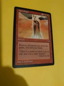 Apocalypse. Rare sorcery Tempest. Old Vintage. Magic the Gathering Card. - Image 3