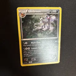 Pokemon TCG Umbreon XY96 Black Star Promo Holo Card w/ Galaxy Swirl 💫 Rare! - Image 4