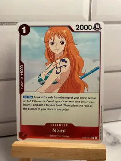 One Piece Card Game Romance Dawn NAMI Rare OP01-016 - Image 1
