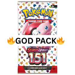 🔥GOD PACK - Pokemon Cards 151🔥 | Sealed booster pack | Guaranteed high value - Image 1