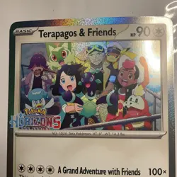 Pokemon Horizons STAMPED Terapagos & Friends Jumbo Promo Card Holo NM - Image 2