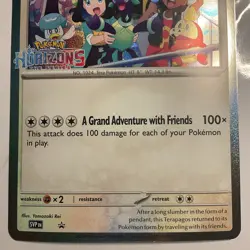 Pokemon Horizons STAMPED Terapagos & Friends Jumbo Promo Card Holo NM - Image 3