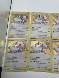 Pokemon Card Celebrations Lugia 022/025 Holo Rare - Lot Of 10! - Image 3