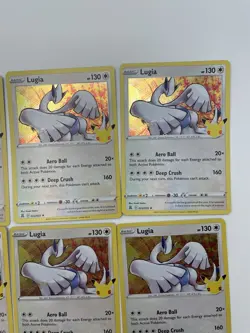 Pokemon Card Celebrations Lugia 022/025 Holo Rare - Lot Of 10! - Image 4