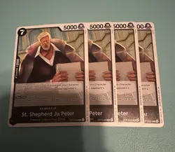 St. Shepherd Ju Peter OP13-084 (R) Carrying on His Will ENGLISH One Piece Card - Image 1