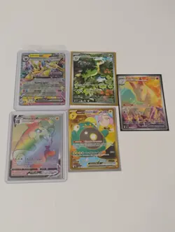 Pokemon Sealed Jolteon Ex Promo/Illustration Rare/Bellibolt Gold Holo Cards - Image 1