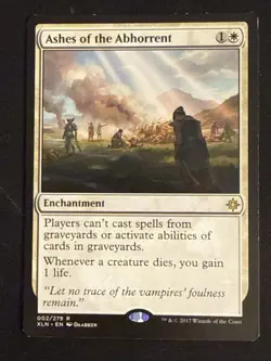 1x Ashes of the Abhorrent (002) Ixalan LP MTG Magic the Gathering x1 MKE - Image 1