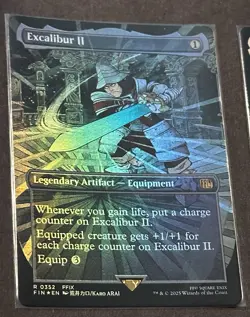 Excalibur II (Borderless) Final Fantasy Foil - Image 1