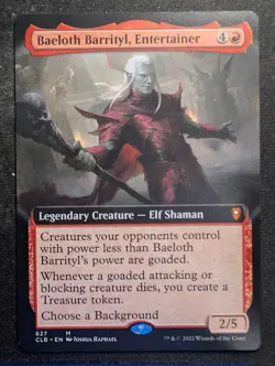 Baeloth Barrityl, Entertainer - Extended - Commander Legends Baldur's Gate (MTG) - Image 1