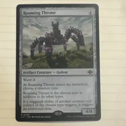 Roaming Throne The Lost Caverns of Ixalan Regular Mtg - Image 1