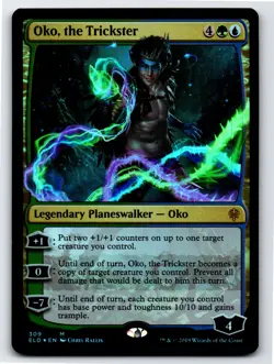 Oko, the Trickster M Throne of Eldraine # 309 NM Foil - Image 1