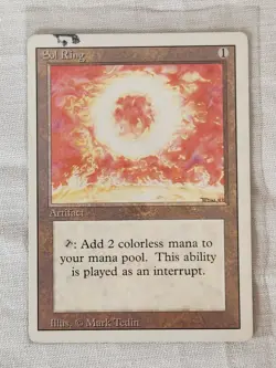 Played Sol Ring Revised Mtg Magic the Gathering - Image 1