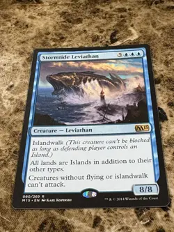 STORMTIDE LEVIATHAN Magic MTG M15 Core Set LP - Image 1